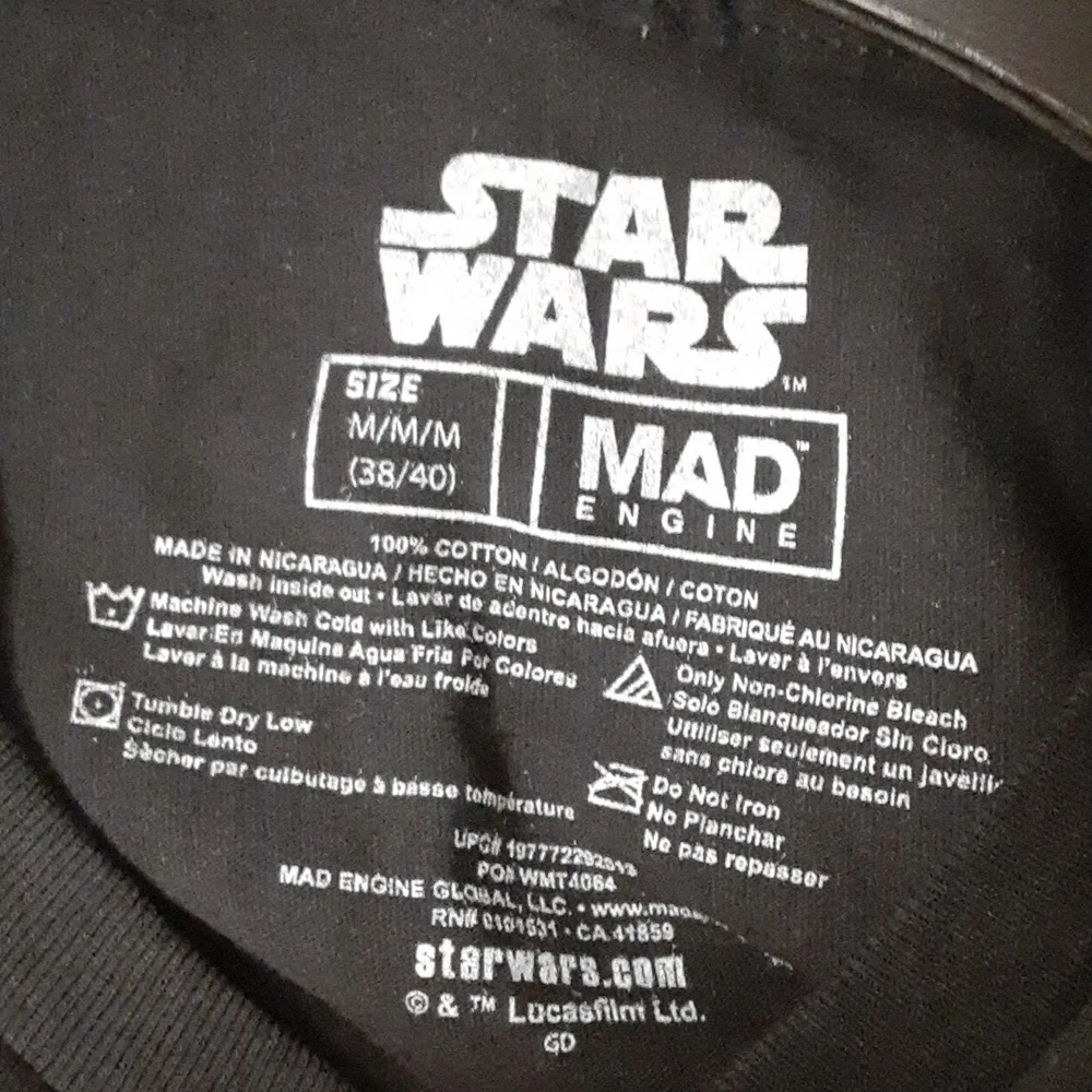 Mad engine Star Wars Darth Vader Graphic T shirt. NWT - Picture 3 of 3